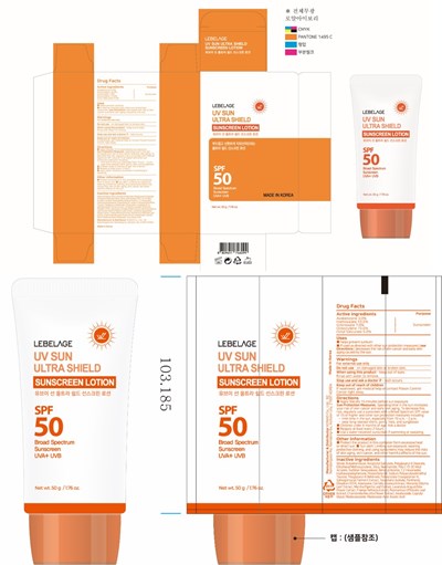 Lebelage Uv Sun Ultra Shield Sun Screen Lotion (Lebelage Uv Sun Ultra Shield Sun Screen Lotion)